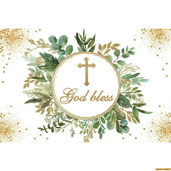 Holy First Communion Girl Boy Backdrop My Baptism God Bless Photography Baby Shower Photocall Background For Photo Studio