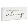 thumbnail image 6 of Stupell Industries Let Me Sleep Phrase with Eyelashes Inspirational Painting Gallery Wrapped Canvas Art Print Wall Art, 40 x 17, 6 of 7