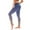 Navy Blue, variant on YYDGH Women's Yoga Pants Gradient Print High Waist Workout Leggings Color Block Stretch Butt-Lifting Running Tights Blue S