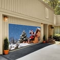 thumbnail image 5 of Huanglei Garage Banner With Santa Snowman For Outdoor Garage Door Holiday Sign, 5 of 5