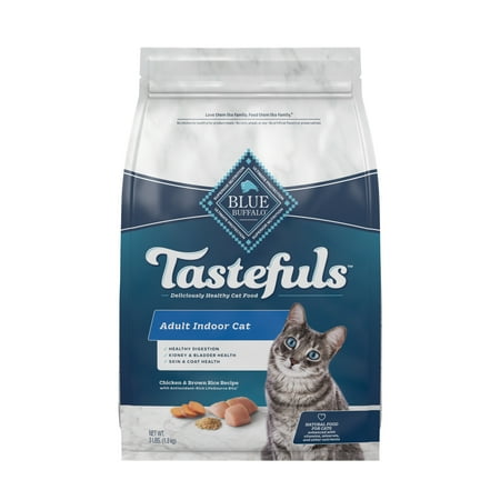 UPC: 0859610000852 | Blue Buffalo Tastefuls Indoor Natural Adult Dry Cat Food  Chicken 3lb bag