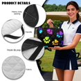 thumbnail image 6 of Uorisanigo Golf Cart Seat Covers Heavy Duty Colorful Dog Paw Print Golf Cart Seat Towel Blanket for 2 Person Seats, Universal Golf Cart Accessories All-Season Protection, 6 of 7