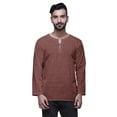 thumbnail image 1 of Atasi Indian Traditional Kurta For Men Keyhole Neck Short KurtaShirtFor Boys, 1 of 1