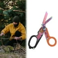thumbnail image 2 of Trauma Shears 6 in 1 Multifunctional Foldable Emergency Response Shears with Protective Scissors Trauma Scissors for Outdoor Camping, 2 of 5