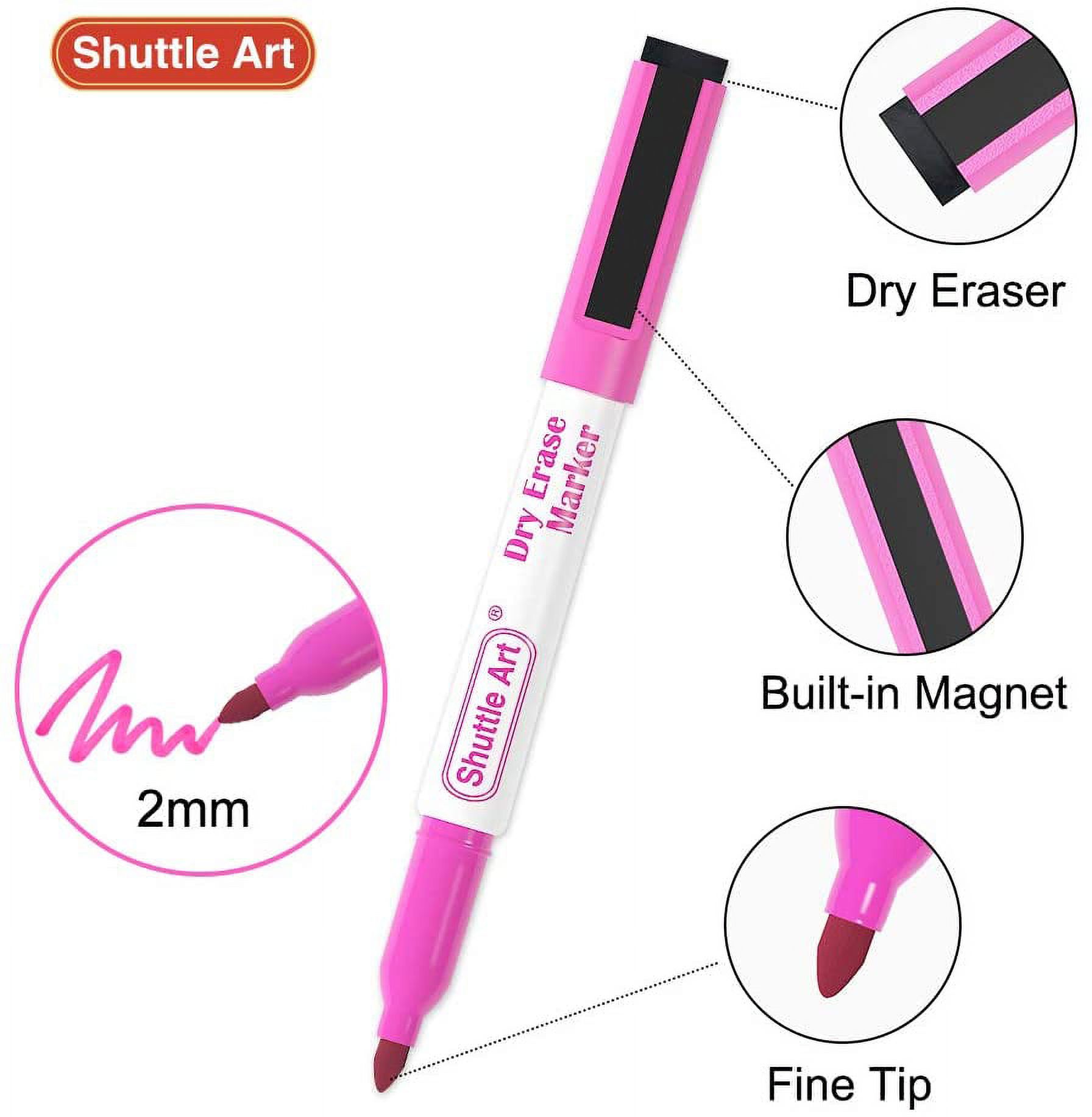 Shuttle Art Magnetic Dry Erase Markers, 20 Colors photo 5