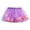 Purple-02, variant on Ugoldhm Little Girls Mesh Skirt Summer Layered Elastic Waist Dance Skirts Size 3-8 Years