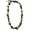 30Shell-heartbrown, variant on Hawaiian Kukui Nut Necklace with Chunky Heart-Shaped Beads Ribbon Tie Closure