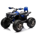 thumbnail image 6 of 4WD ATV for Kids, Joyracer 24 Volt Ride on Toys with Remote, Power Car Wheels, Outdoor Gift with 800W Motor, Bluetooth Music, Horn, LED, Blue, 6 of 8