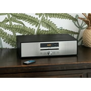 iLive V 5.0 Bluetooth Home Music Speaker System, IHB340B, Black/Silver