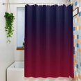 thumbnail image 3 of Shower Curtains for Bathroom-36"x72",Burgundy Red Gradient Ombre Waterproof Bath Curtain Grommet Shower Curtain Set with Hooks, 3 of 9