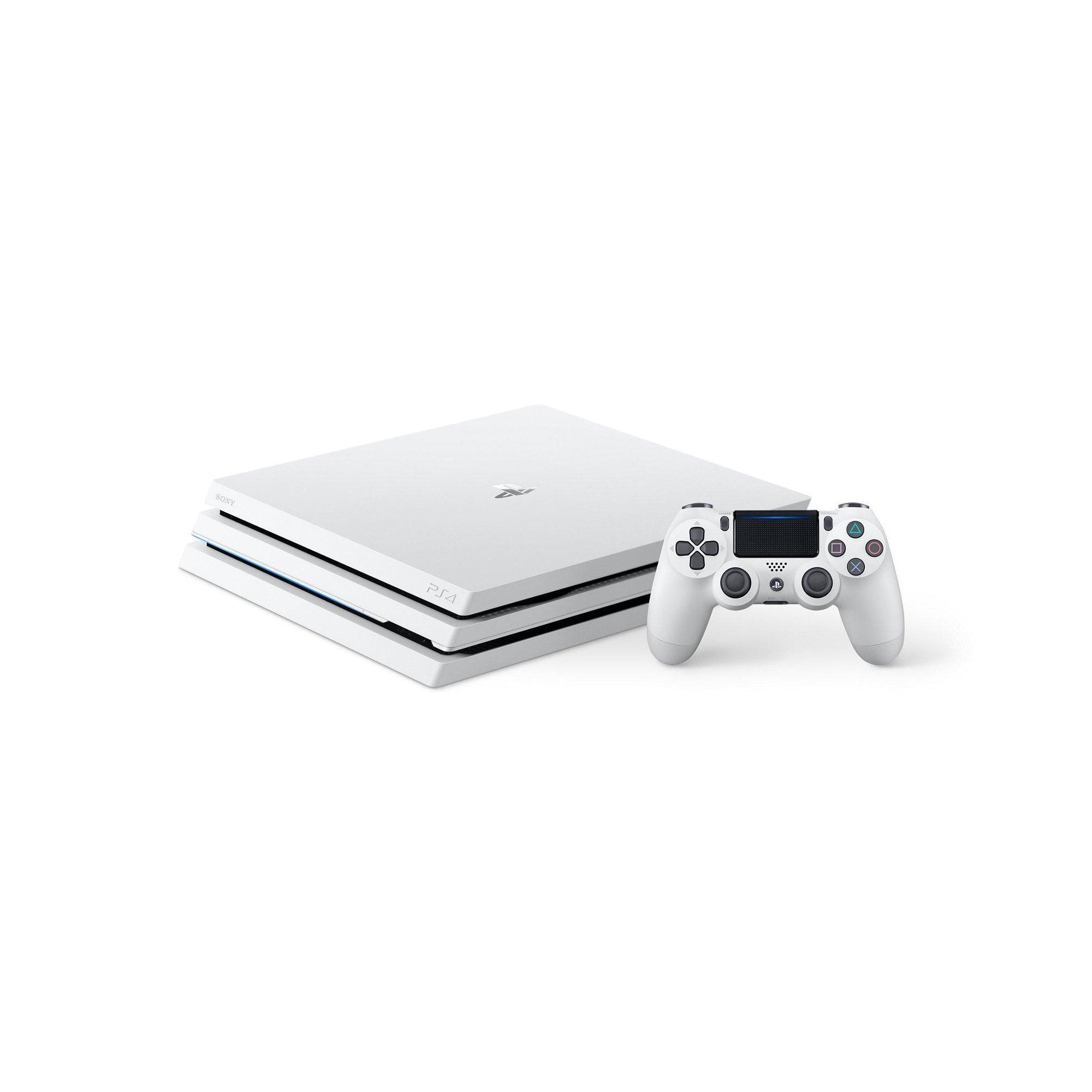 alimentar hemisferio suicidio Sony PlayStation 4 Pro White PS4 Console with Compatible Controller -  Walmart.com