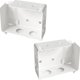 thumbnail image 1 of piezas de soporte de montaje de caja para persianas de perfil bajo, color blanco, resistente al viento, 1 of 5