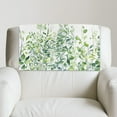 thumbnail image 2 of TSOVTHRID Watercolor Leaf Print Headrest Cover Non Slip Recliner Headrest Protector for Recline Chair 17x27in Waterproof PU Leather Head Protector Cover for Sofa,Furniture, 2 Pieces, 2 of 7