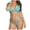 Blue, variant on Sngxgn Bathing Suit for Women Tummy Control High Cut Swimsuit Womens Swim Suit(White,S)