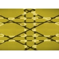 thumbnail image 1 of Ahgly Company Machine Washable Indoor Rectangle Transitional Dark Yellow Green Area Rugs, 3' x 5', 1 of 7