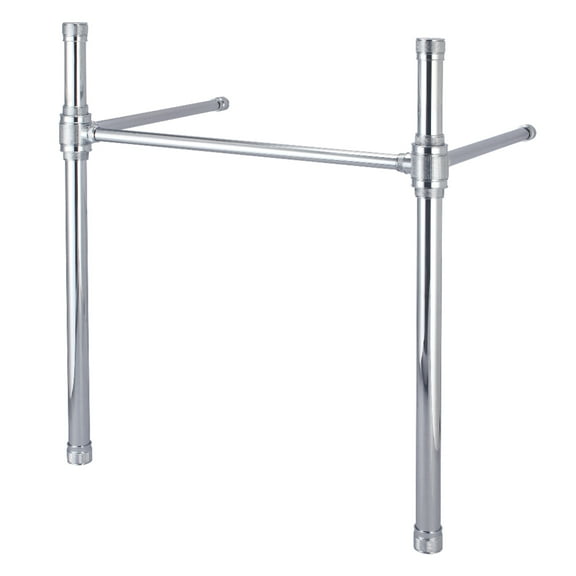 Kingston Brass VBH2619331 Brass Knurled Console Sink Legs in Polished Chrome