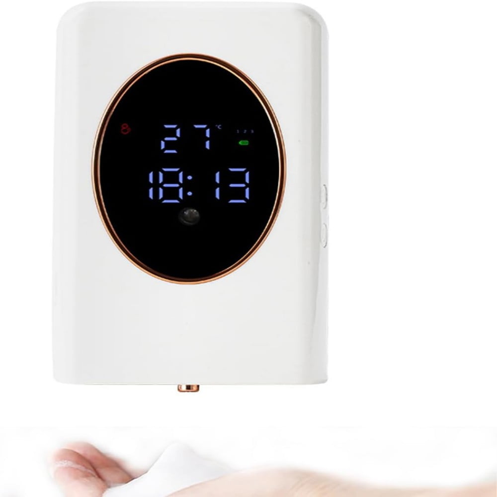Automatic Soap Dispenser 480ml Smart Sensing Touchless Foam Soap Dispenser USB Recharging Wall Mounted for Bathroom and Kitchen(White)
