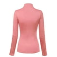 thumbnail image 4 of MixMatchy Women's Mock Neck Long Sleeve Turtleneck Slim Fit Sweater Top, 4 of 4