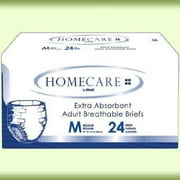 Homecare Extra Absorbent Breathable Briefs - Large (44" - 58") - 72 Each / Case