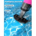 XINZHEN Handheld Pool Vacuum, Rechargeable Pool Cleaner with Running