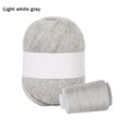 thumbnail image 1 of Hilo de tejer Cuerda de tejer mezclada Cordón de macramé grueso para manualidades de ganchillo Cuerda para hacer bricolaje, blanco gris sidaley HA000409-10B, 1 of 6