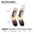 thumbnail image 2 of Fuzoiu Friendship Dragon Print Athletic Crew Socks for Men & Women,Casual Crew Socks,Above Ankle Crew Socks for Business, Casual, 2 of 6