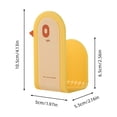 thumbnail image 3 of Wall Mounted Pot Lid Holder Plastic Kitchen Storage Rack for Pot Lids and Cutting Boards, 3 of 6