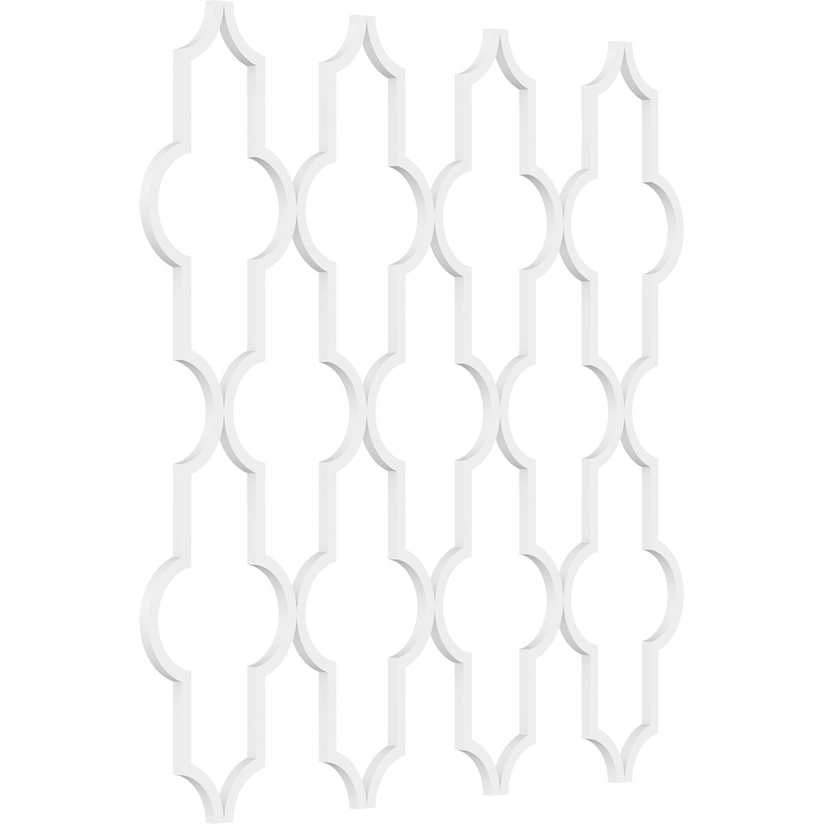 Large Casablanca Decorative Fretwork Wall Panels in Architectural Grade PVC