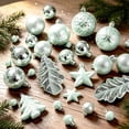 thumbnail image 4 of 40 Pcs Christmas Tree Decorations Electroplated Plastic Hanging Pendant Multiple Styles Of Christmas Ornaments Shatterproof Christmas Decoration Indoor, 4 of 6