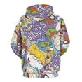 thumbnail image 3 of Rugrats Casual Pullover Hoodie Unisex Hooded Sweatshirt Novelty 3D Graphic Long Sleeve Sweater with Pocket 3XL, 3 of 8