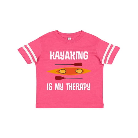 

Inktastic Kayaking Is My Therapy Gift Toddler Boy or Toddler Girl T-Shirt