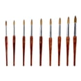 thumbnail image 4 of Vogacara Cepillo de uñas profesional Redwood dibujo pedicura accesorio ligero duradero con ingenioso diseño Nails Art Kit herramienta de manicura Juegos de manicura estilo24 Vogacara CE011812-09B, 4 of 6