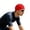 Red, variant on Unisex Skull Cap Quick-Dry Breathable Sports Liner Uv Protection Moisture Wicking Cooling Cycling Beanies Green