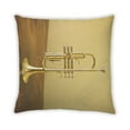 thumbnail image 2 of Ahgly Company Music Trumpet Indoor Throw Pillow, 18 inch by 18 inch, 2 of 6
