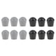 thumbnail image 1 of Puntas De Goma De 12px Para Bastones, Bastones, Muletas, Silla, 7/8 En Negro Gris, 1 of 9