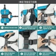 thumbnail image 4 of PetAmi Dog Backpack Saddle Bag for Medium Large Dogs, Saddlebag for Dogs to Wear, Harness Saddlebag for Hiking with Reflective Safety Side Pockets, Vest Dog Pack for Camping Travel (Green, Medium), 4 of 7