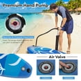 thumbnail image 6 of Goplus 10' Inflatable SUP Board, Portable Paddle Board with 5D rings Stand Up Paddle Board for Youth & Adult Navy, 6 of 10