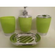 Heavenly Designs Watson Bathroom Accessories - Lime Green Acrylic FinishBathroom Accessory Set
