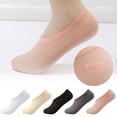 thumbnail image 4 of VISALY Socks Womens Short Socks | Non Slip Socks Non Skid Socks Shallow Mouth Socks Casual Invisible Stockings Ladies Candy Color Socks 1Pair Unisex Color Ankle Socks Knee HighSocks Crew | 1 Pack, 4 of 4