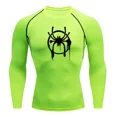 thumbnail image 3 of Camiseta de compresión para hombre, camiseta de manga corta para gimnasio, culturismo, fitness, camisetas deportivas de secado rápido para hombre, camisetas deportivas para correr, ropa deportiva para, 3 of 5
