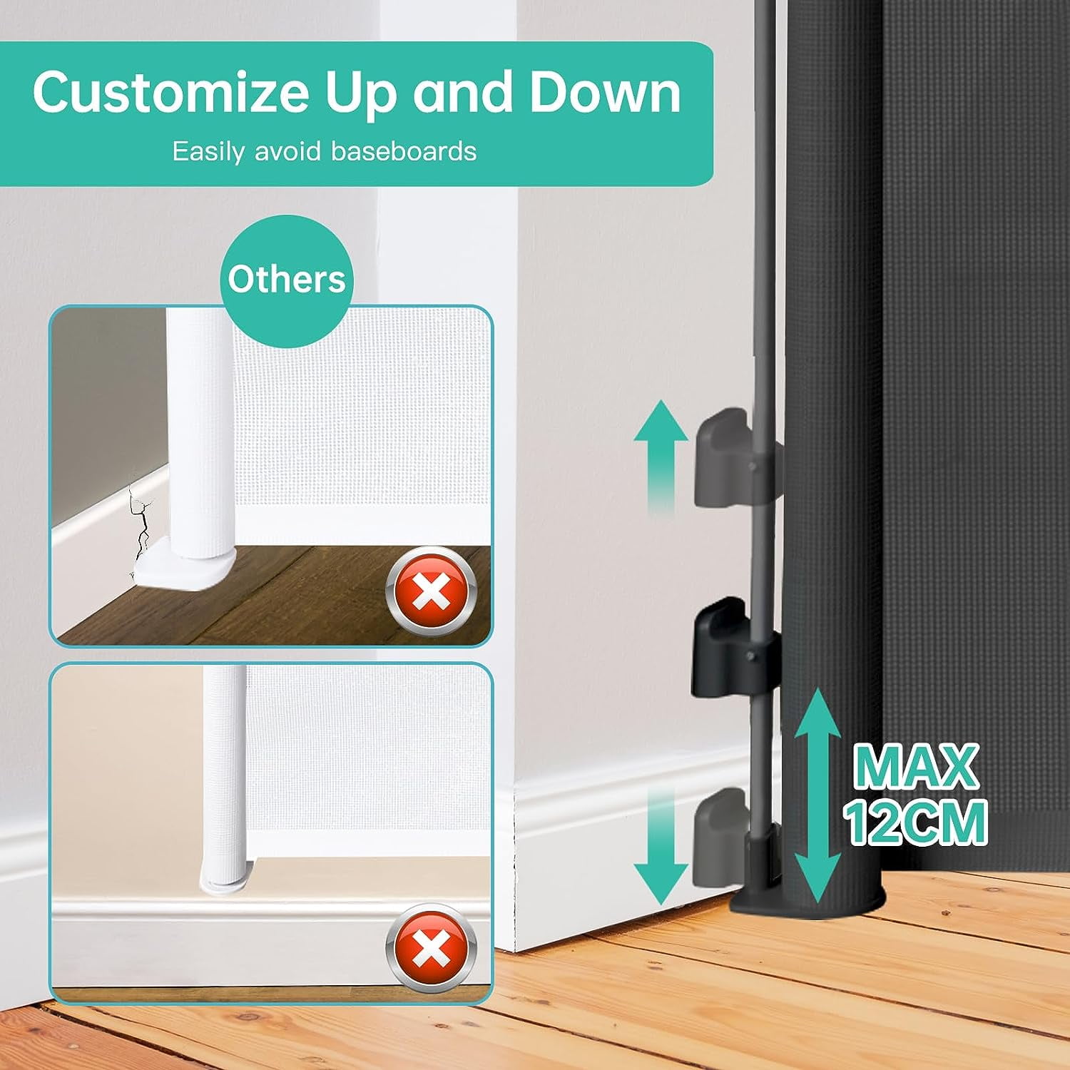 Baby hotsell gate baseboard