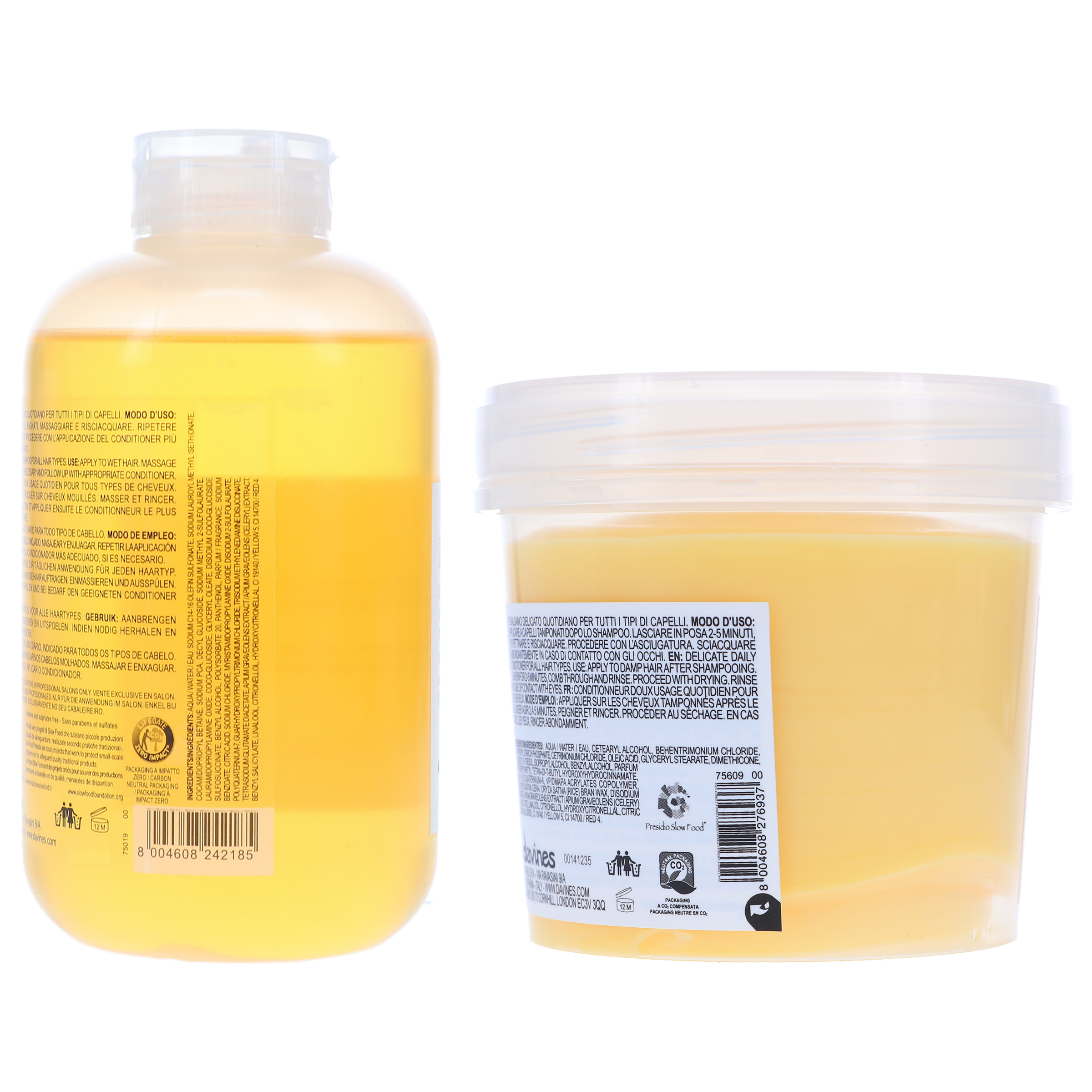 Davines DEDE Delicate Daily Shampoo 8.45 oz & Conditioner 8.93 oz Combo Pack