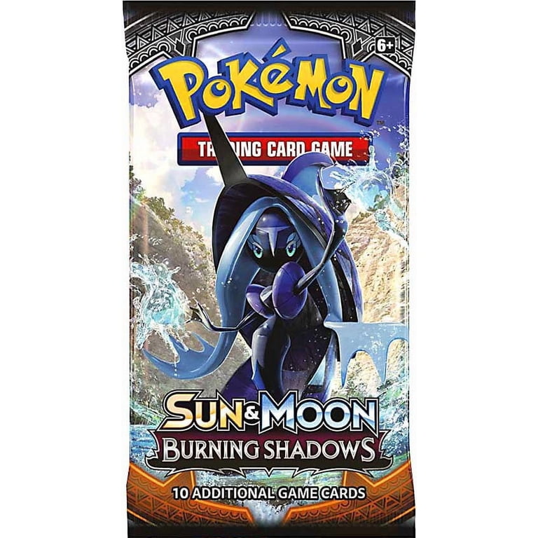 burning shadows booster box walmart Sun & MoonBurning Pack | Unweighted art Supporter cards featuring important human characters. Pokemon Sun & Moon Burning