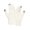 White_One Size, variant on HUANLEDASH 1 Pair Women Winter Gloves Thick Touch Screen Windproof Plush Knitted Color Matching Elastic Warm Five Fingers Anti-slip Soft Cozy Regular Fit Cycling Gloves Outdoor Gloves