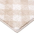 thumbnail image 4 of My Texas House Elmhurst 7'10" X 9'9" Beige Plaid Area Rug, 4 of 9