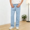 thumbnail image 2 of SROBPTY Fall Winter Teens Boys Sweatpants Solid Straight with Pockets, 2 of 5