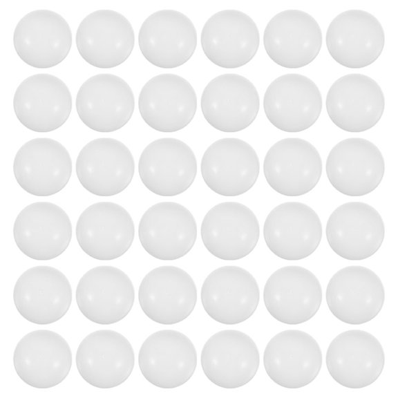 Pretyzoom 100Pcs High Elasticity Glow in The Dark Pong Balls for Training