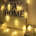 thumbnail image 4 of TETOU Ramadan Kareem Palace Lamp 9.85ft 20LED Eid Muslim Lantern String Light Home Garden Festive Decoration, 4 of 5