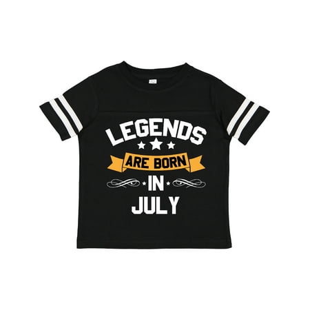 

Inktastic Legends Are Born in July Gift Toddler Boy or Toddler Girl T-Shirt