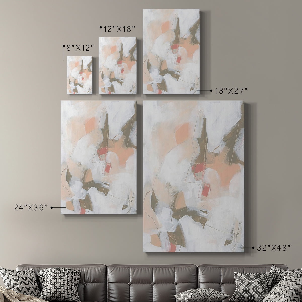 Sand Story I Premium Gallery Wrapped Canvas - Ready to Hang